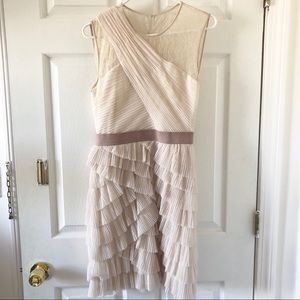 BCBGMaxAzria Cocktail Dress in Cream